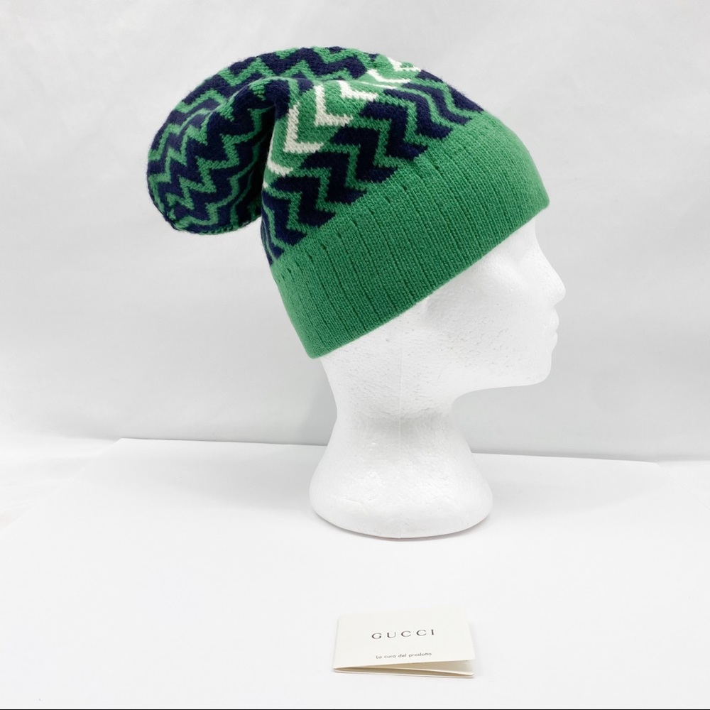 Gucci Zaggede Wool Beanie Hat - Picture 7 of 15